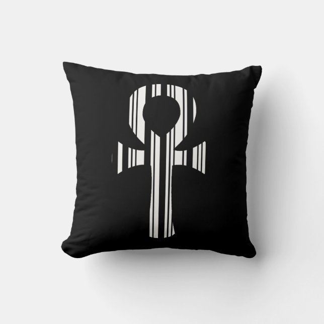 Almofada BAR ANKH SYMBOL CÓDIGO DE Design Ankhs Código de B (Frente)