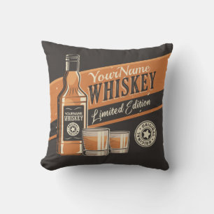 Almofada Bar de Garrafa de Licor de Uísque Personalizado Oc