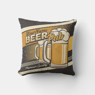 Almofada Bar de Pub de Cerveja Fria Personalizada Premium