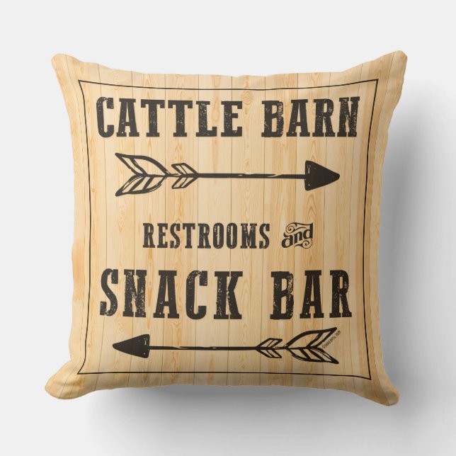 ALMOFADA BAR DO CATTLE BARN E SNACK (Frente)