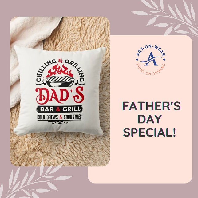 Almofada Bar e grelhadores design 2 (Criador carregado)