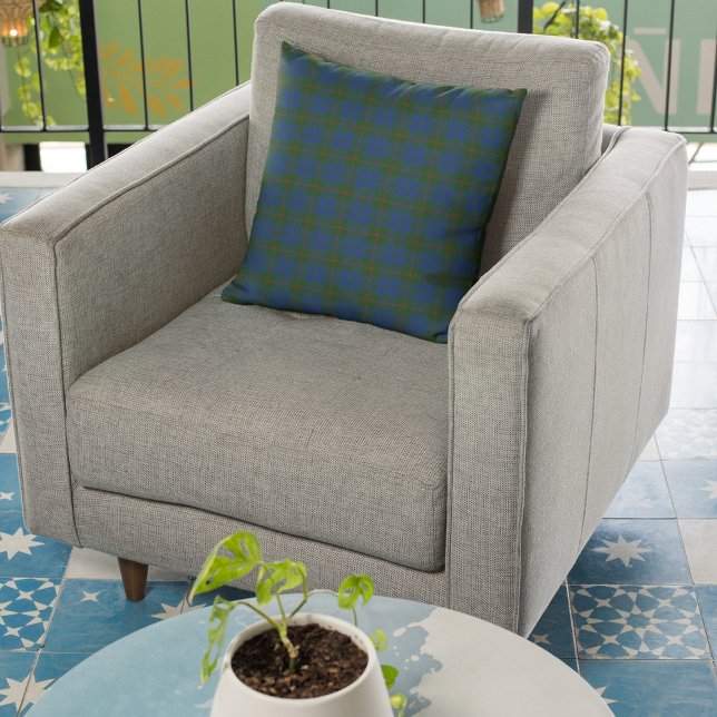 Almofada Barclay Hunting Antiga Original Scottish Tartan (Criador carregado)