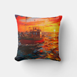 Almofada Barco ao Sunset