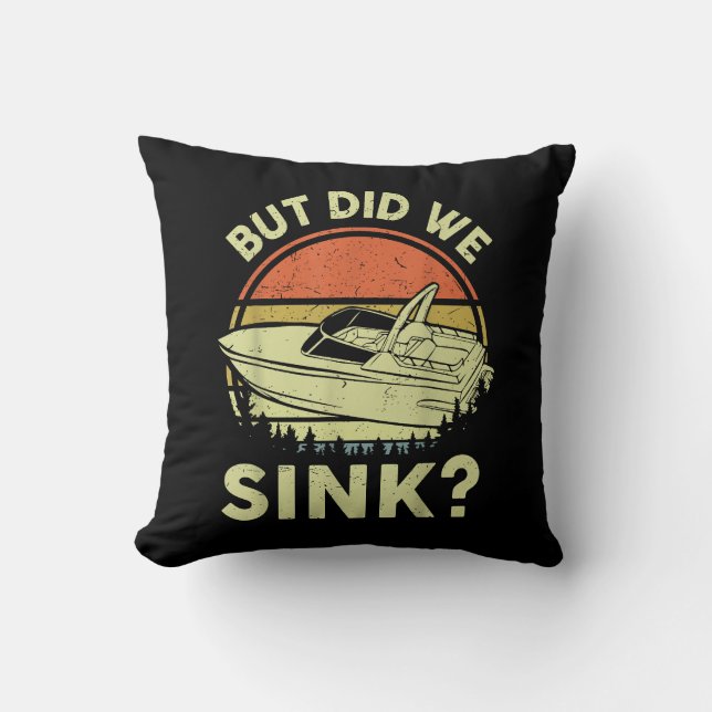 Almofada Barco Engraçado, Mas Será Que Fizemos Um Cheiro Pa (Frente)