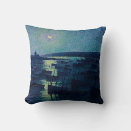 Almofada Barcos de pesca à Lua (Camaret, França)