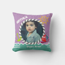 Barcos Divertidos Foto Areia Púrpura