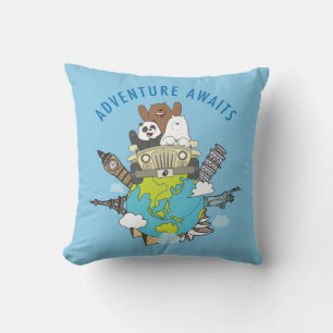 Almofada Bare Bears - Aventura Aguarda
