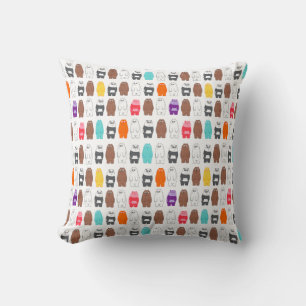 Almofada Bare Bears Colorful Bear Patterno