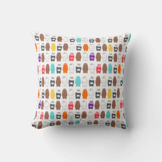 Almofada Bare Bears Colorful Bear Patterno