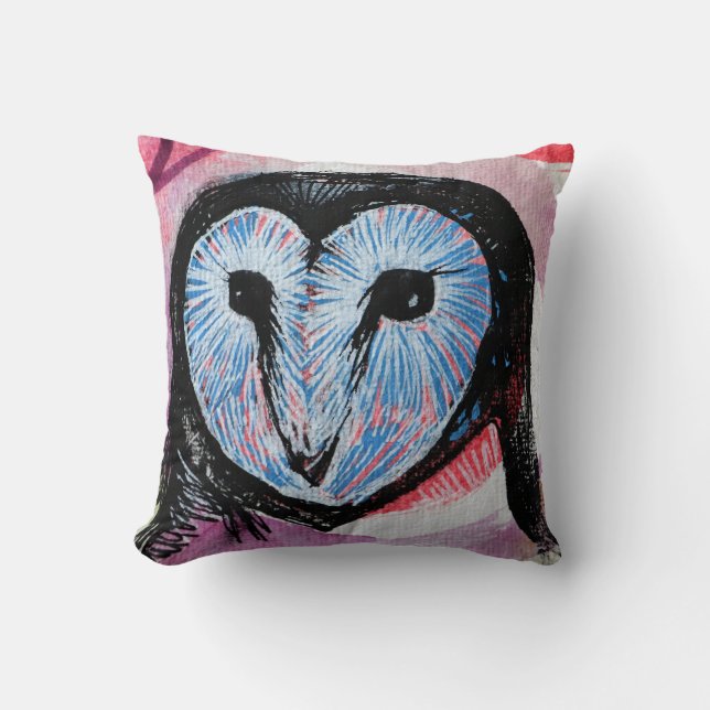 Almofada Barn Owl Art (Frente)