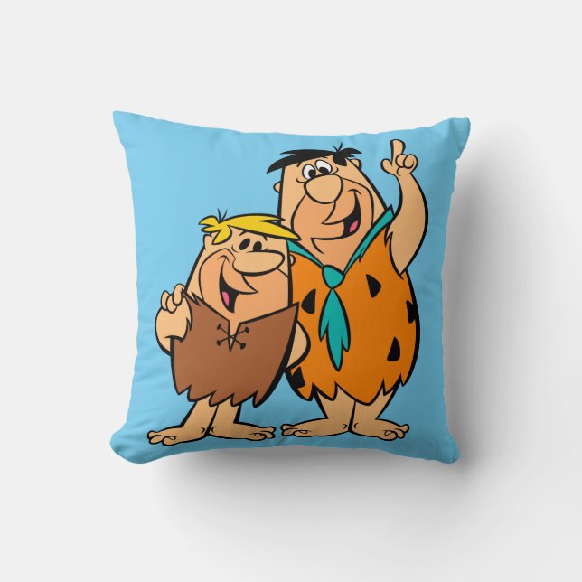 Almofada Barney Rubble e Fred Flintstone (Frente)