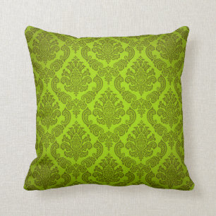 Almofada Barroco Vintage Damask citron