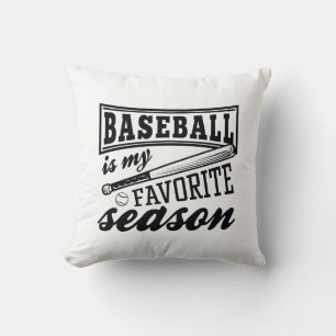 Almofada Baseball É Minha Época Favorita