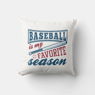 Almofada Baseball É Minha Época Favorita