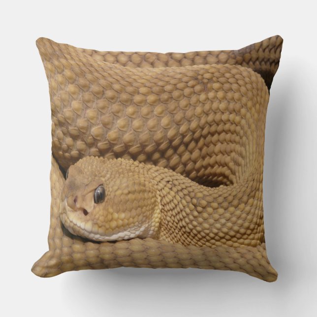 Almofada Basilisk Pit Viper Rattlesnake (Frente)