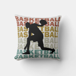 Almofada Basquete do Jogador Antigo