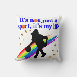 ALMOFADA BASQUETE É MEU DESIGN DE BASQUETEBOL DA VIDA