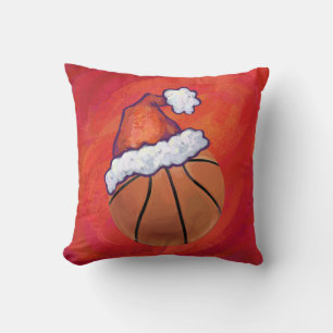 Almofada Basquete em Santa Hat