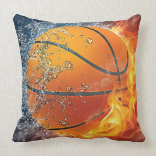 Almofada Basquete flamejante