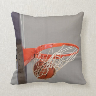 Almofada Basquetebol que Swishing no travesseiro decorativo