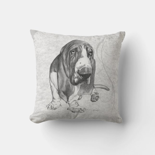 Almofada Basset Hound (Frente)