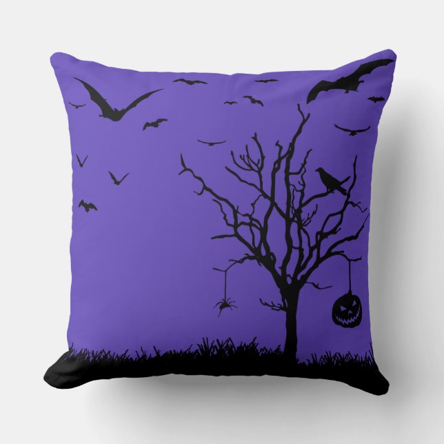 Almofada Bastões do Dia das Bruxas (Frente)