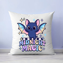 Almofada Bat e Checkerboard do Cute do Halloween do Pastelc