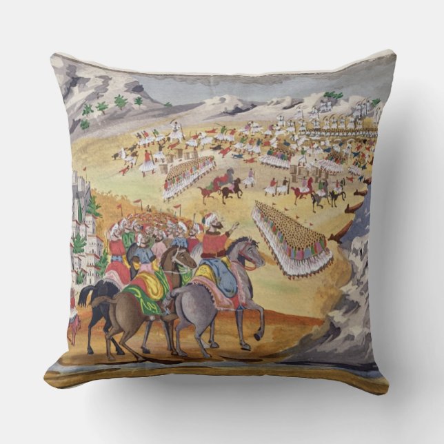 Almofada Batalha de Langada e de Compoti em 1821, do Pi (Frente)