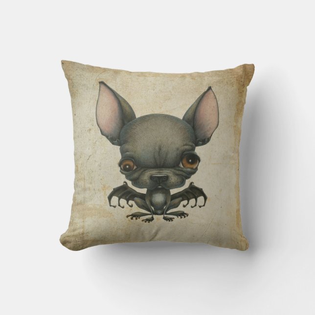 Almofada Batdog no pergaminho (Frente)