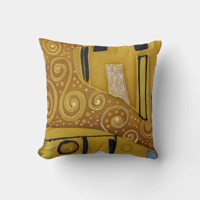 Almofada Batik Beauty: Fundo Tradicional (Frente)