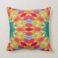 batik vermelho, azul, verde, amarelo e alaranjado