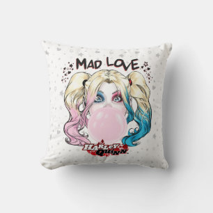 Almofada Batman Mad Love Harley Quinn Chew Bubble Gum