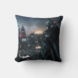 Almofada Batman Olhando Sobre Cidade
