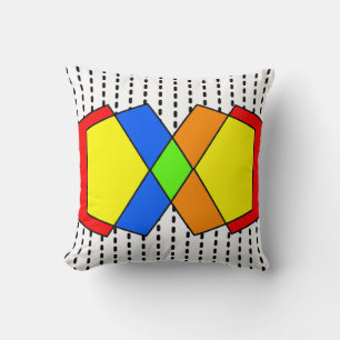 Almofada Bauhaus Pentágonos