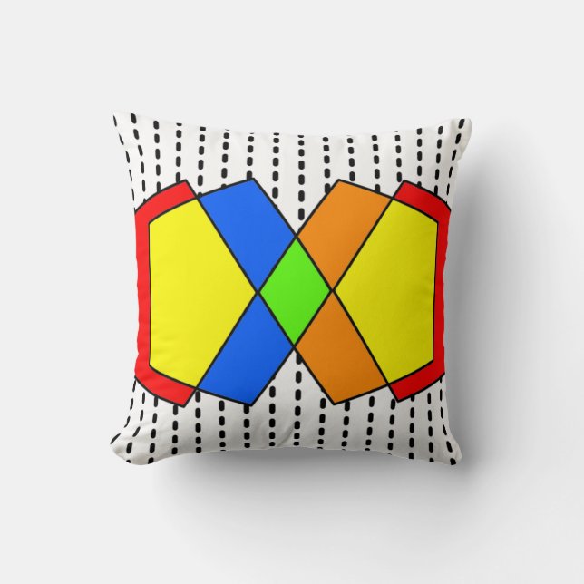 Almofada Bauhaus Pentágonos (Frente)