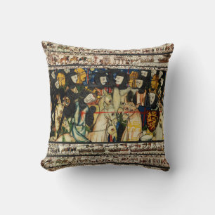 Almofada BAYEUX TAPESTRY 1066 Morte do Rei Harold