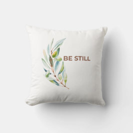 Almofada Be Still Faith Inspired Decorative Throw Pillow