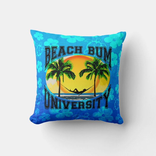 Almofada Beach Bum University (Frente)
