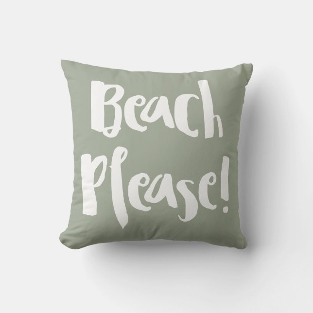 Almofada "Beach Please!" (Frente)