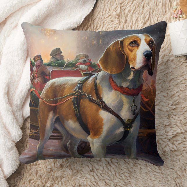 Almofada Beagle Christmas Fesason Season (Cobertor)