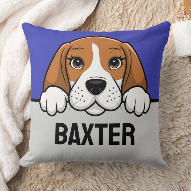 Almofada Beagle Cute Personalizado Puppy Dog Lover (Cobertor)
