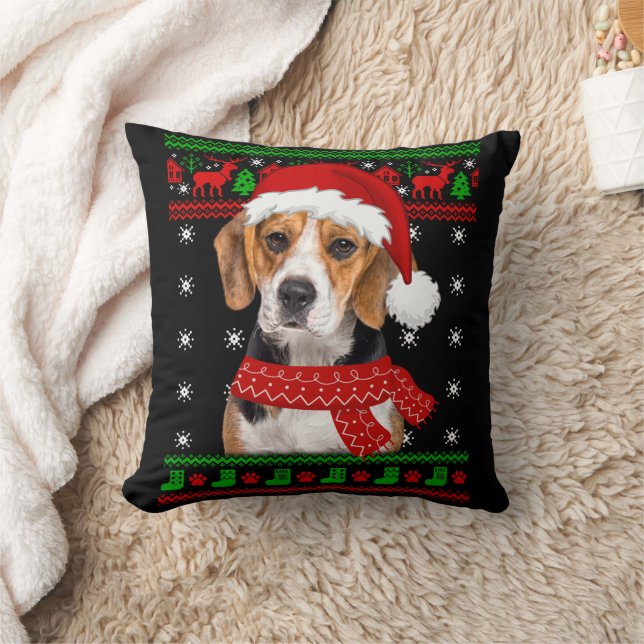 Almofada Beagle Dog Febre Doce Natal Puppy Dog Lover (Cobertor)