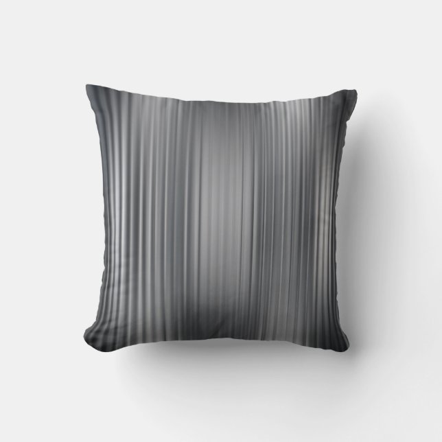 Almofada Beautiful abstract vertical grey background with l (Frente)