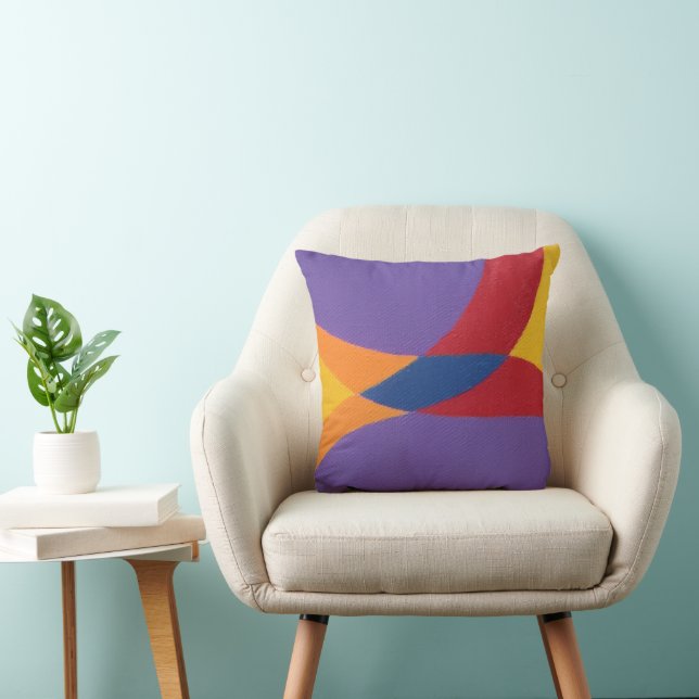 Almofada Beautiful and Vibrant Colors! Throw Pillow (Cadeira)