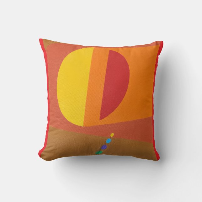 Almofada Beautiful and Vibrant Colors! Throw Pillow (Frente)