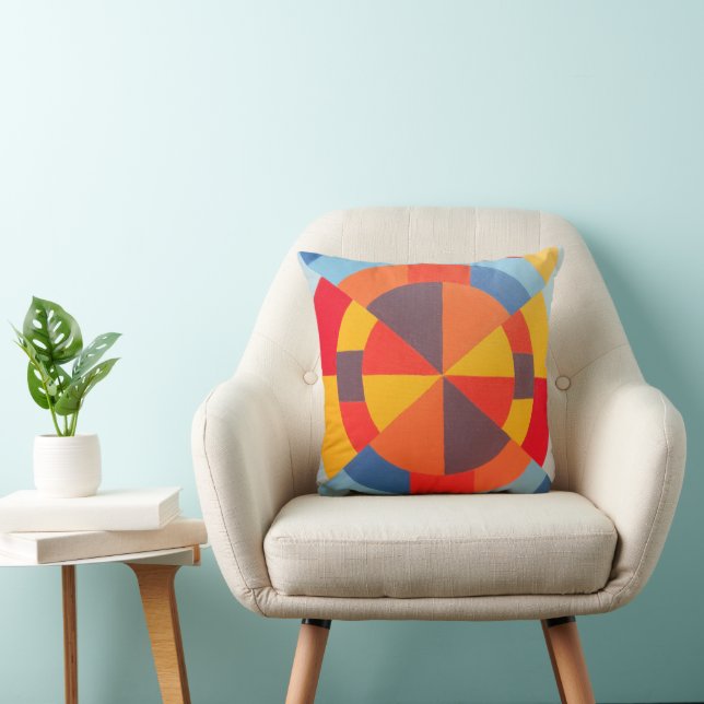 Almofada Beautiful and Vibrant Colors! Throw Pillow (Cadeira)