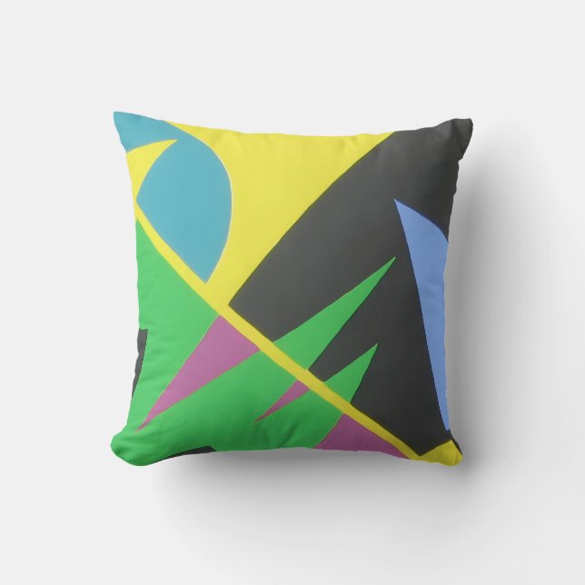 Almofada Beautiful and Vibrant Colors! Throw Pillow (Frente)
