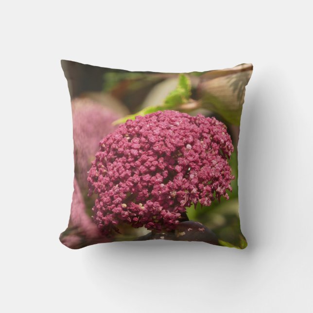Almofada Beautiful Angelica Flower Throw Pillow (Frente)