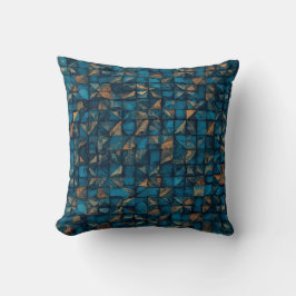 Almofada Beautiful Patchwork "Look" in Dark Teal