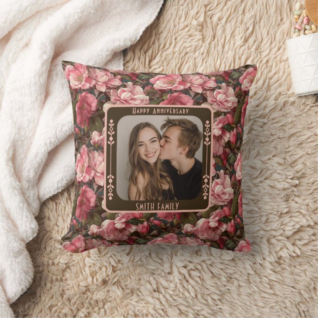 Almofada Beautiful Sentimental 1St Anniversary Throw Pillow (Cobertor)